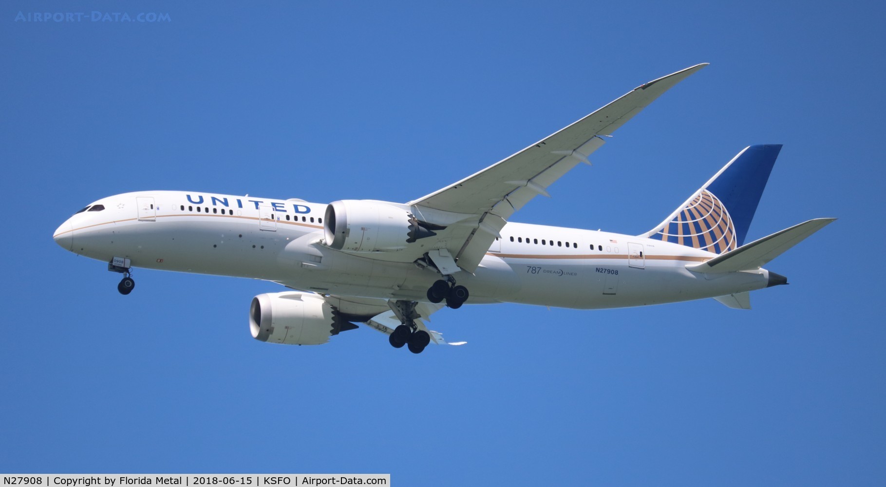 N27908, 2013 Boeing 787-8 Dreamliner C/N 36400, United