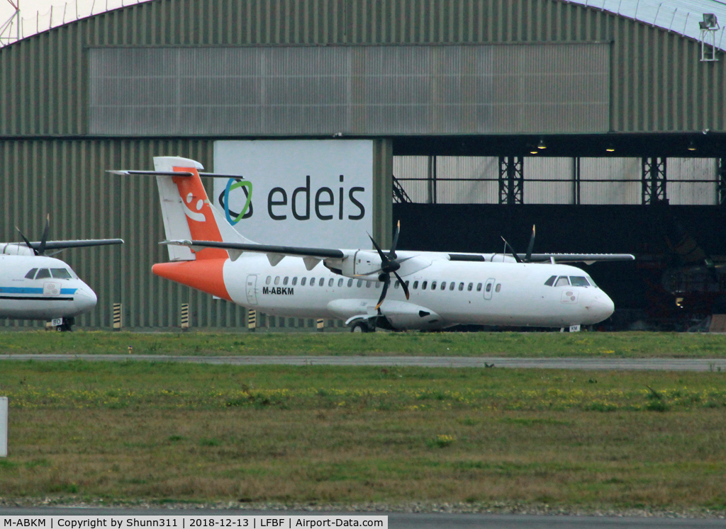 M-ABKM, 2006 ATR 72-212A C/N 699, Parked in Air Pegasus c/s without titles