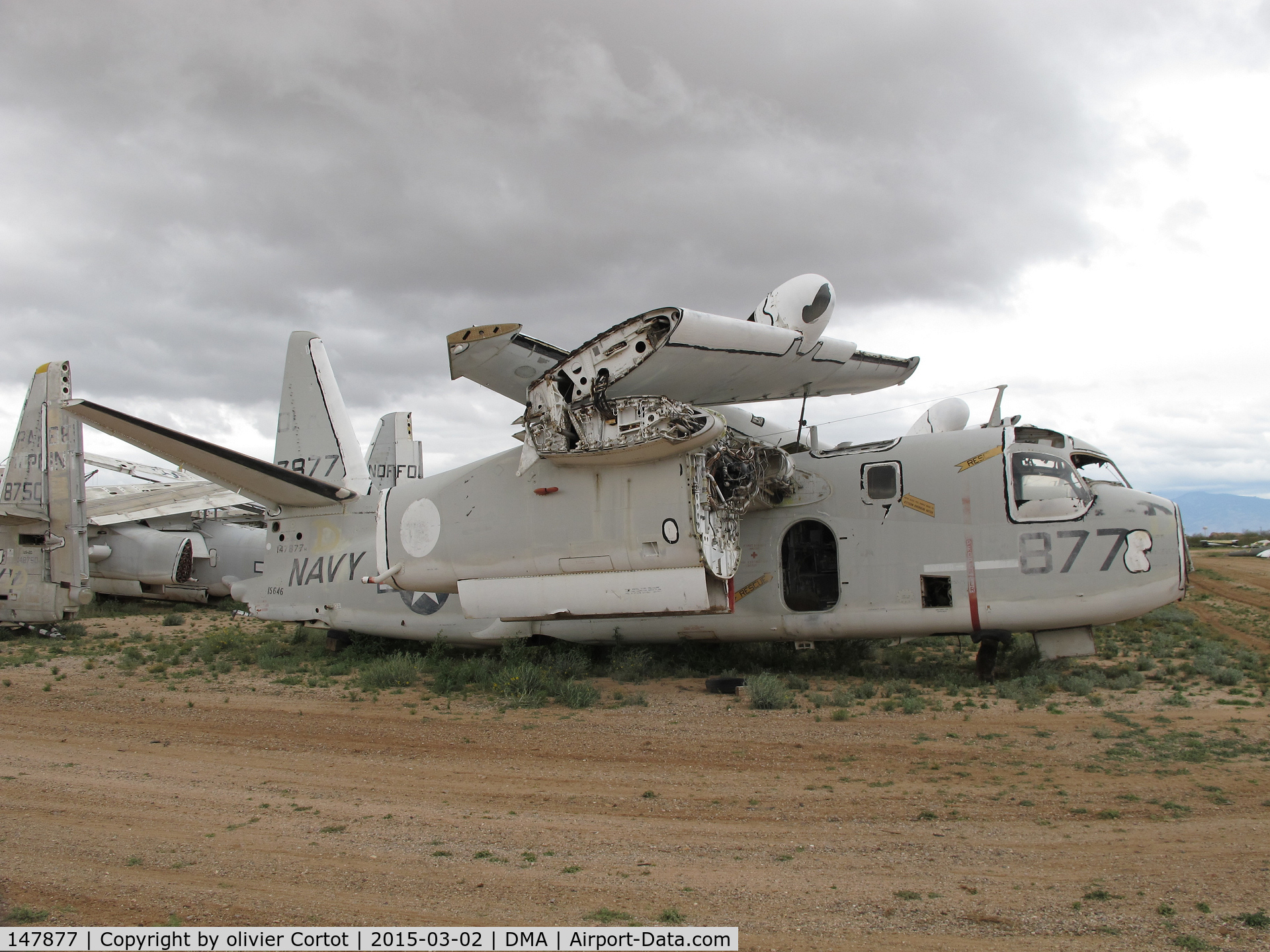 147877, Grumman S2F-3 Tracker C/N n/a, Tucson's scrapyard