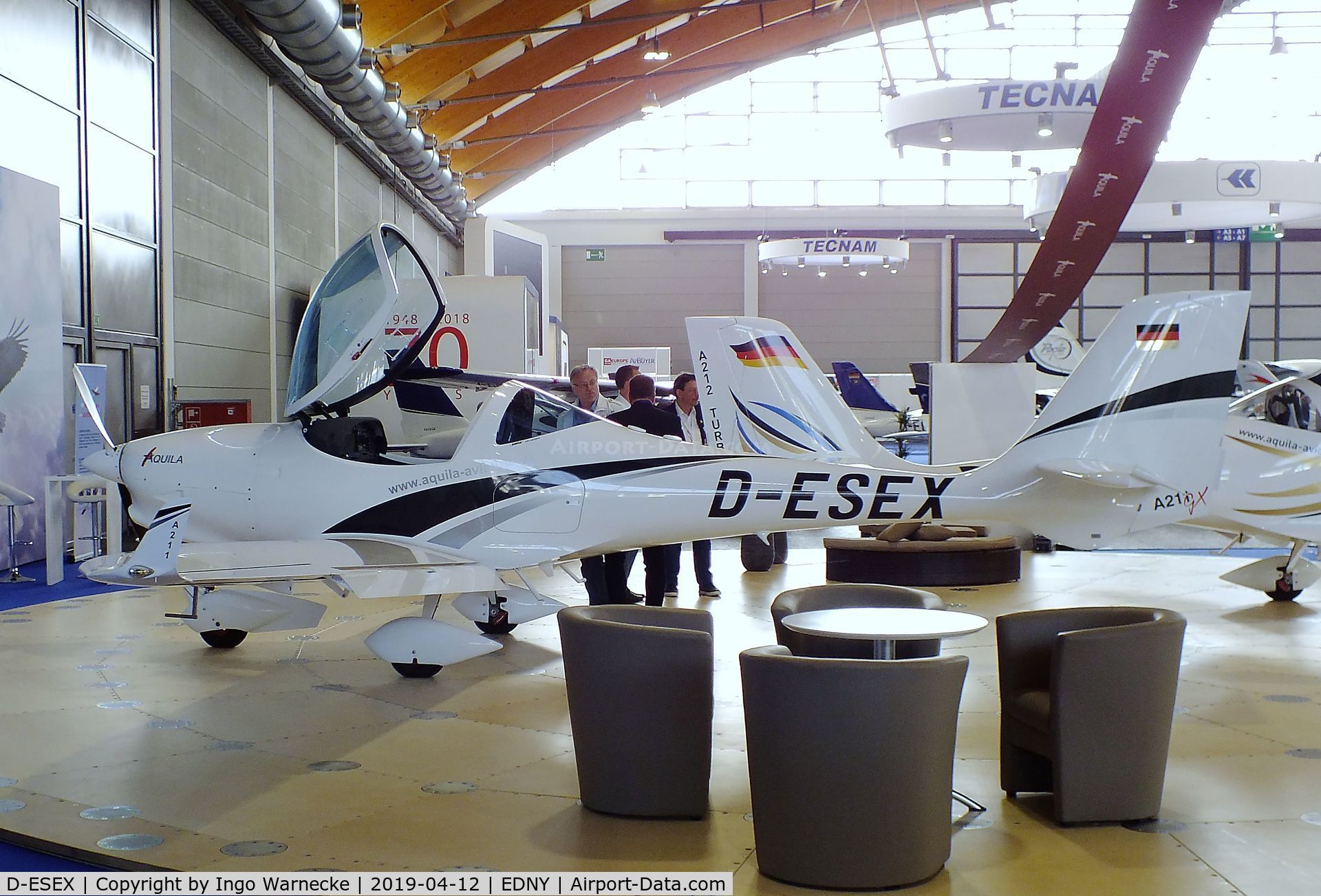 D-ESEX, 2015 Aquila A211GX C/N AT01-100C-323, Aquila A211GX at the AERO 2019, Friedrichshafen