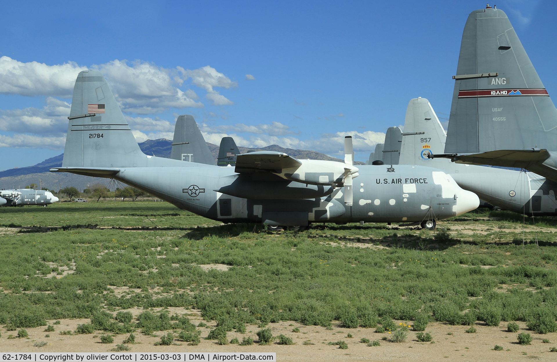 62-1784, 1962 Lockheed C-130E-LM Hercules C/N 382-3729, boneyard 2015