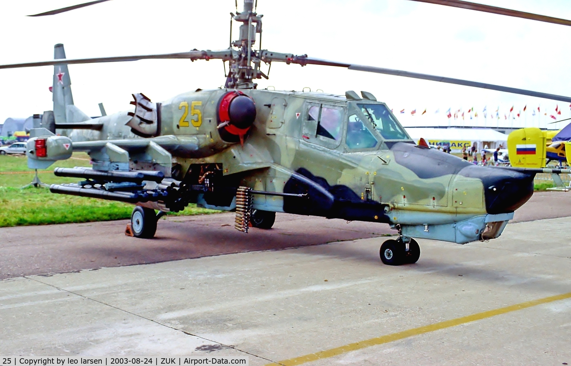25, Kamov Ka-50 Hokum C/N 8798000025, Zhukovsky 24.8.2003
