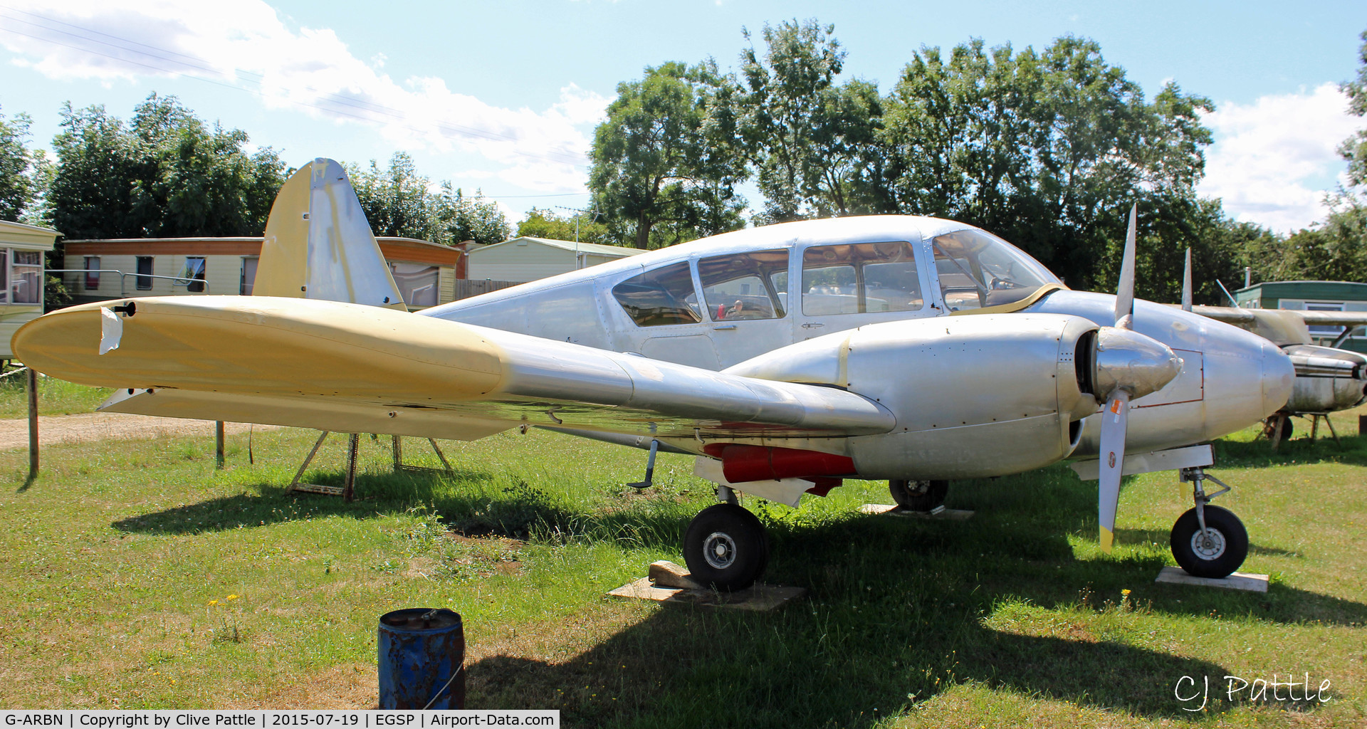G-ARBN, 1958 Piper PA-23-160 Apache C/N 23-1385, @ EGSP