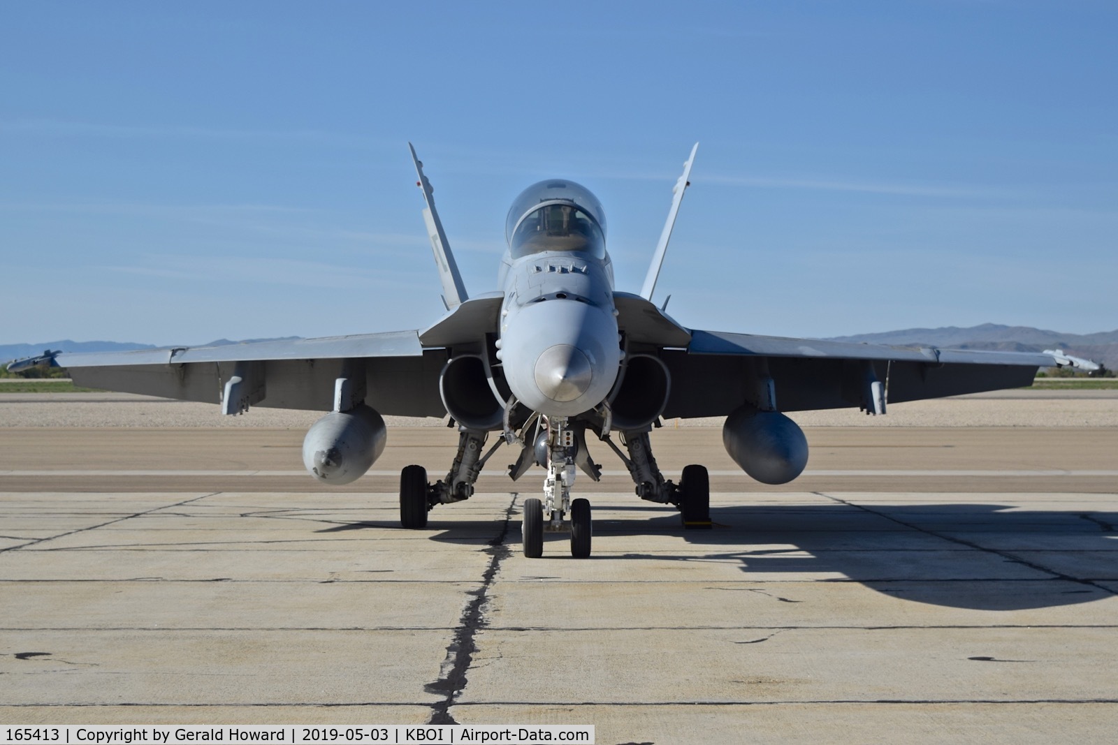 165413, McDonnell Douglas F/A-18D Hornet C/N 1446/D144, CE-00 now from VNFA(AW)-225 