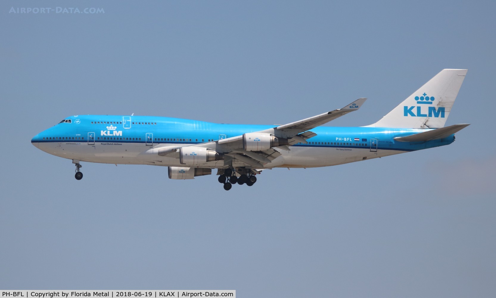 PH-BFL, 1991 Boeing 747-406 C/N 25356, KLM 747-400