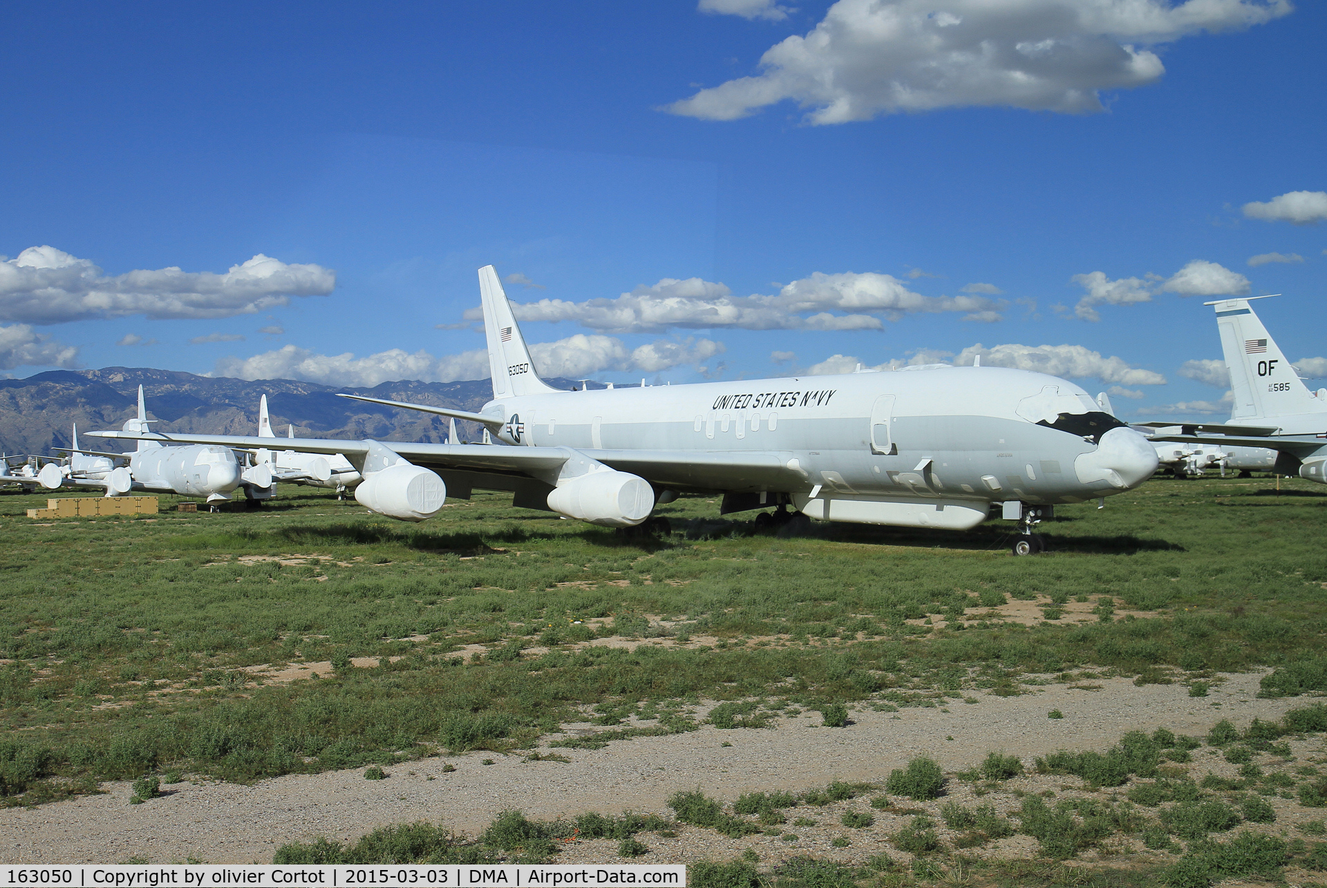 163050, 1966 McDonnell Douglas EC-24A (DC-8-54F) C/N 45881, boneyard 2015