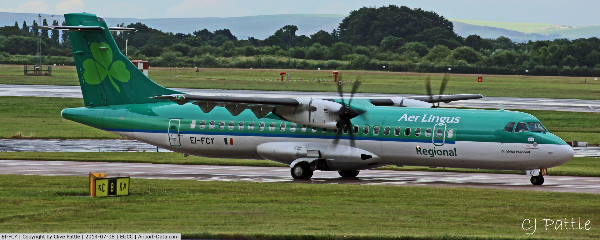 EI-FCY, 2014 ATR 72-600 (72-212A) C/N 1139, @ EGCC