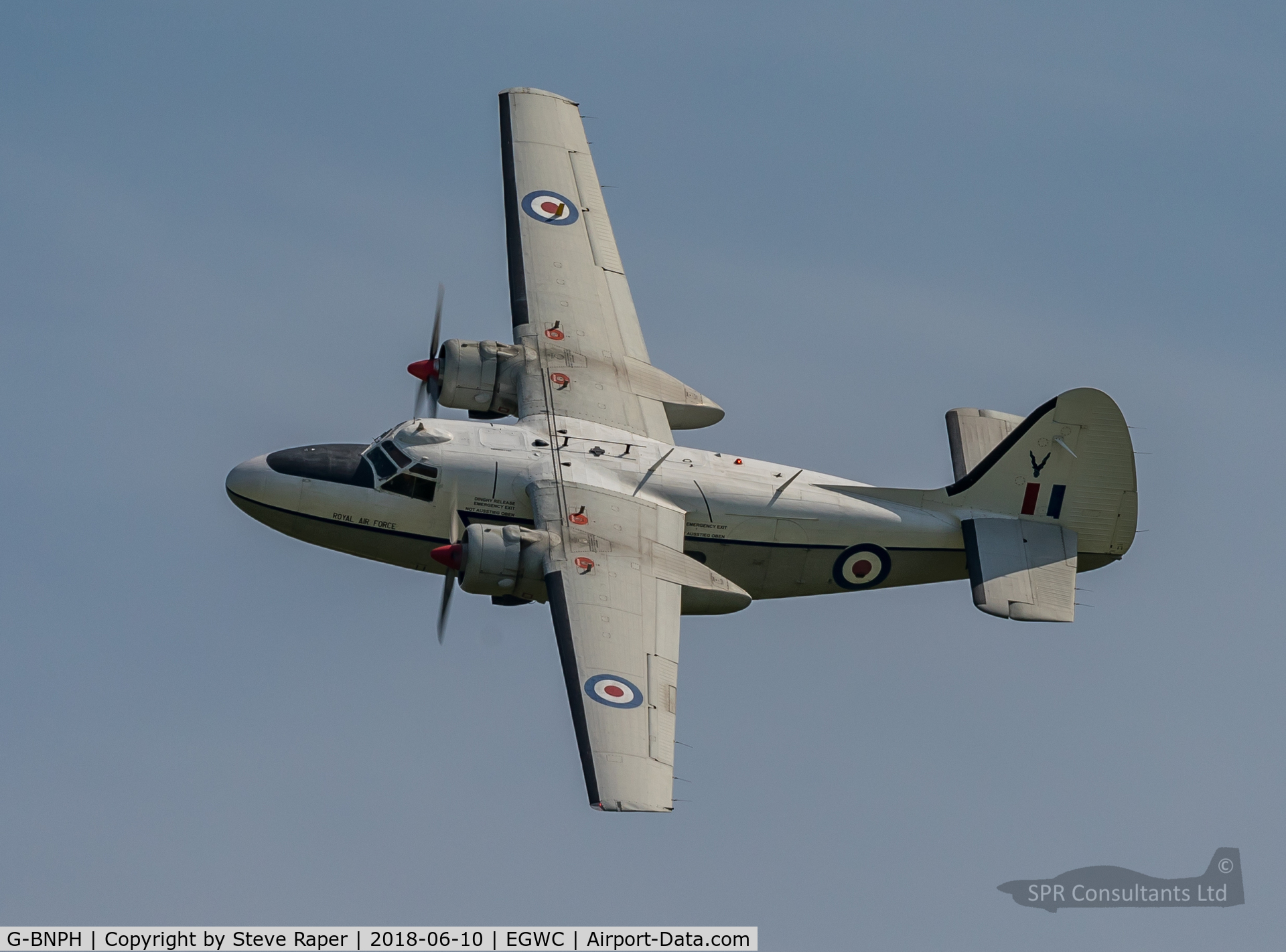 G-BNPH, 1955 Hunting Percival P-66 Pembroke C1 C/N PAC/66/027, Cosford Airshow 2018
