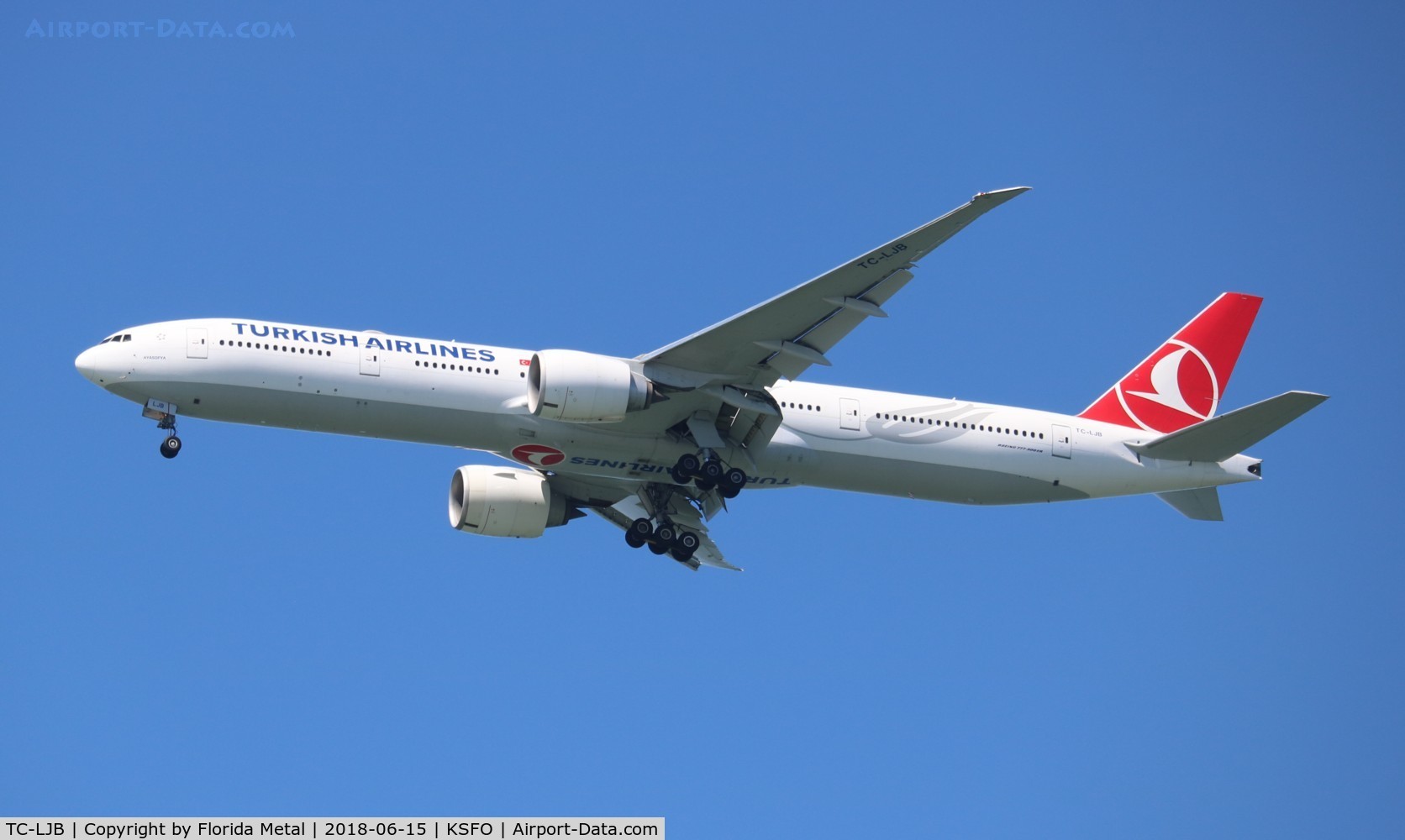 TC-LJB, 2015 Boeing 777-3F2/ER C/N 44124, Turkish