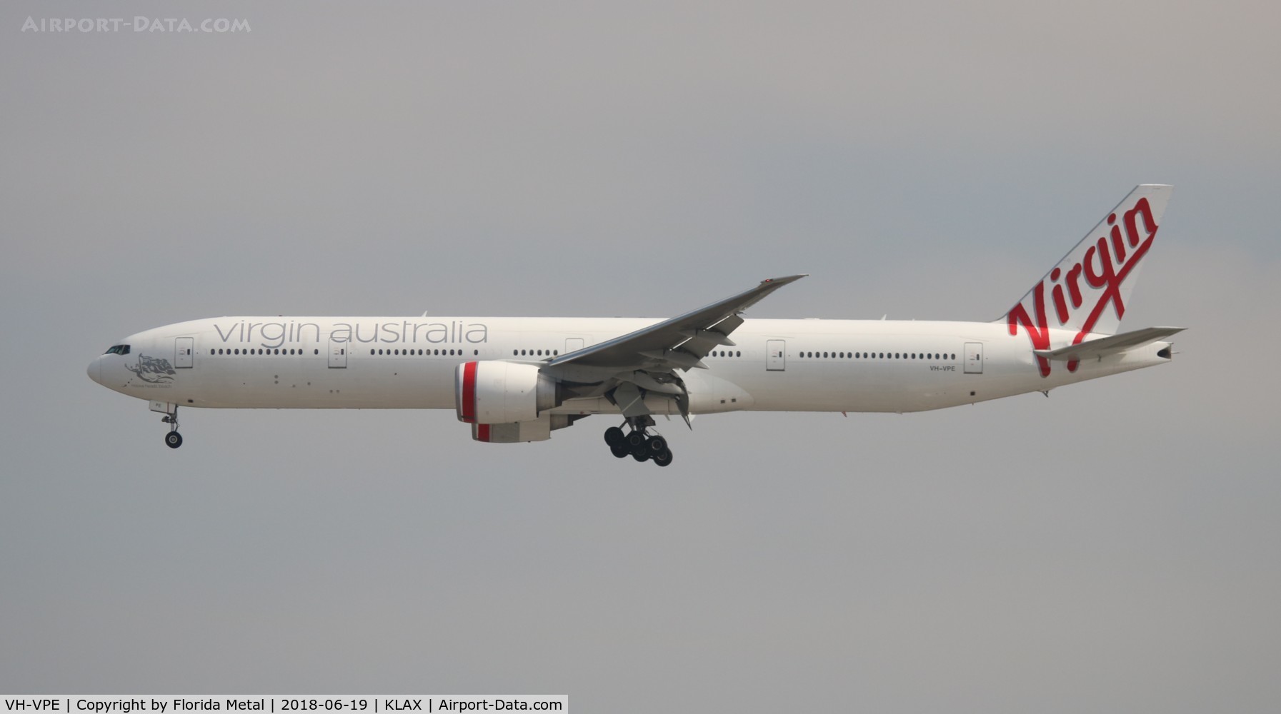 VH-VPE, 2009 Boeing 777-3ZG/ER C/N 37939, Virgin Australia