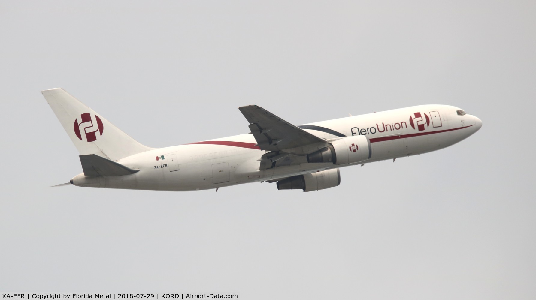 XA-EFR, 1987 Boeing 767-200/ER C/N 23804, Aero Union