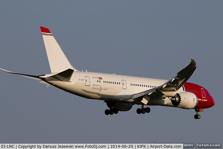 EI-LNC, 2013 Boeing 787-8 Dreamliner C/N 34795, Boeing 787-8 Dreamliner - Norwegian Air Shuttle  C/N 34795, EI-LNC