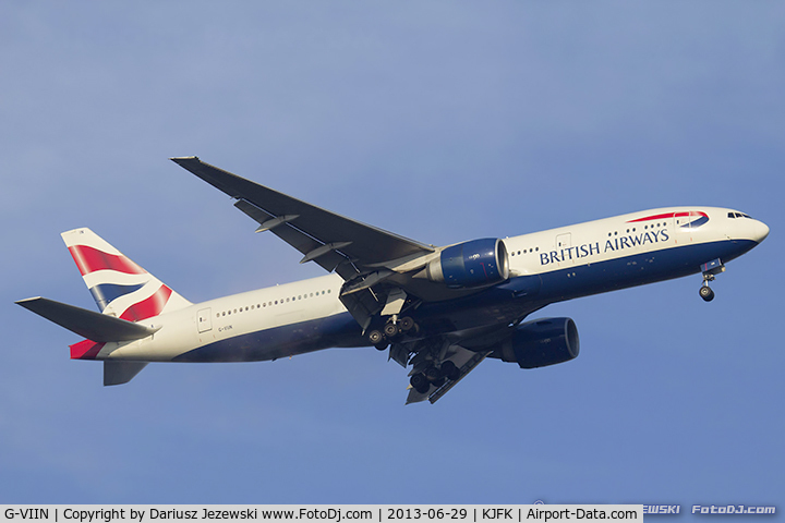 G-VIIN, 1998 Boeing 777-236 C/N 29319, Boeing 777-236/ER - British Airways  C/N 29319, G-VIIN