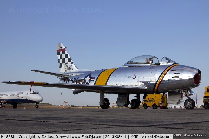 N188RL, 1952 North American F-86F Sabre C/N 191-682, Coleman Warbird Museum Inc CWF-86-F-30-NA Sabre  C/N 524986CW, NL188RL