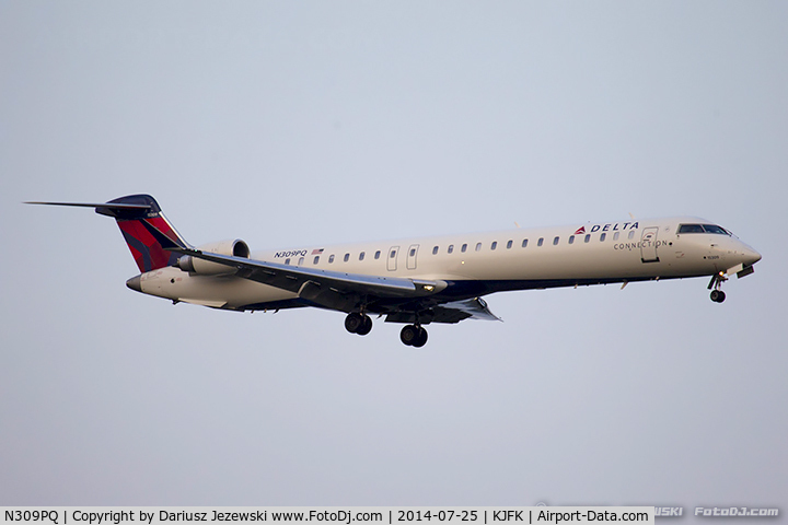 N309PQ, 2014 Bombardier CRJ-900LR (CL-600-2D24) C/N 15309, Bombardier CRJ-900 - Delta Connection (Endeavor Air)  C/N 15309, N309PQ