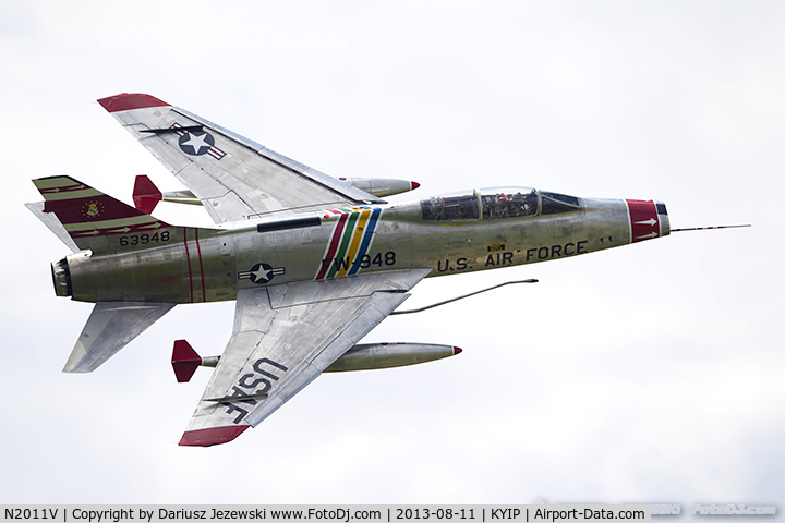 N2011V, 1958 North American F-100F Super Sabre C/N 243-224, North American F-100F Super Sabre  C/N 243-224, N2011V