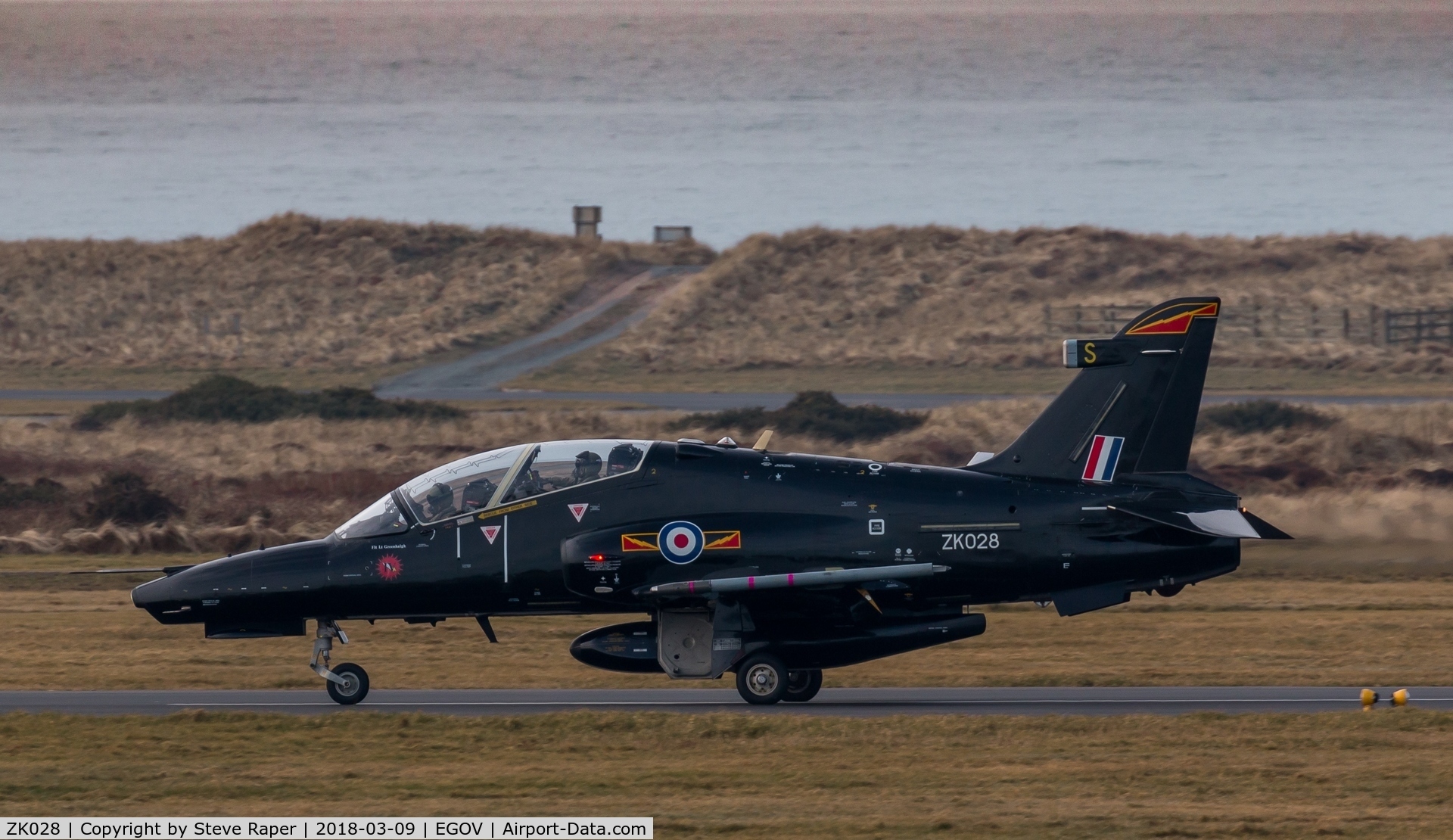 ZK028, 2009 British Aerospace Hawk T2 C/N RT019/1257, RAF VALLEY