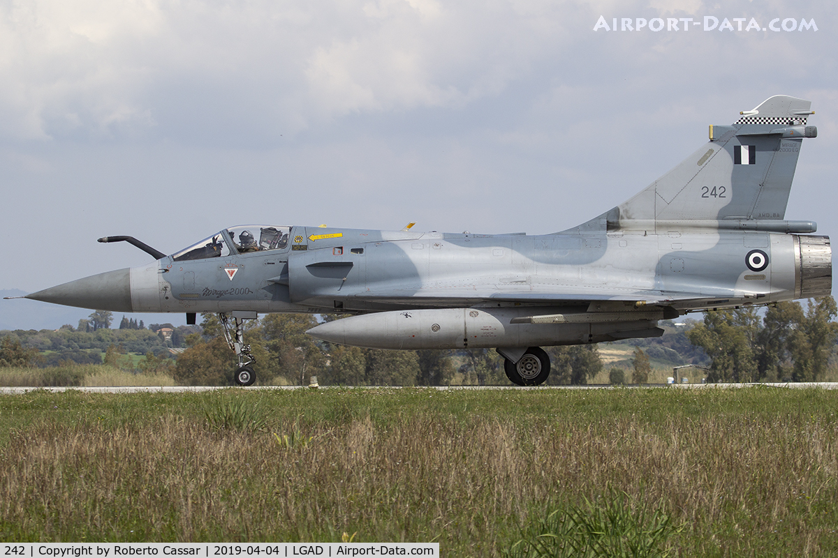 242, 1989 Dassault Mirage 2000BG C/N 294, Inichos 2019