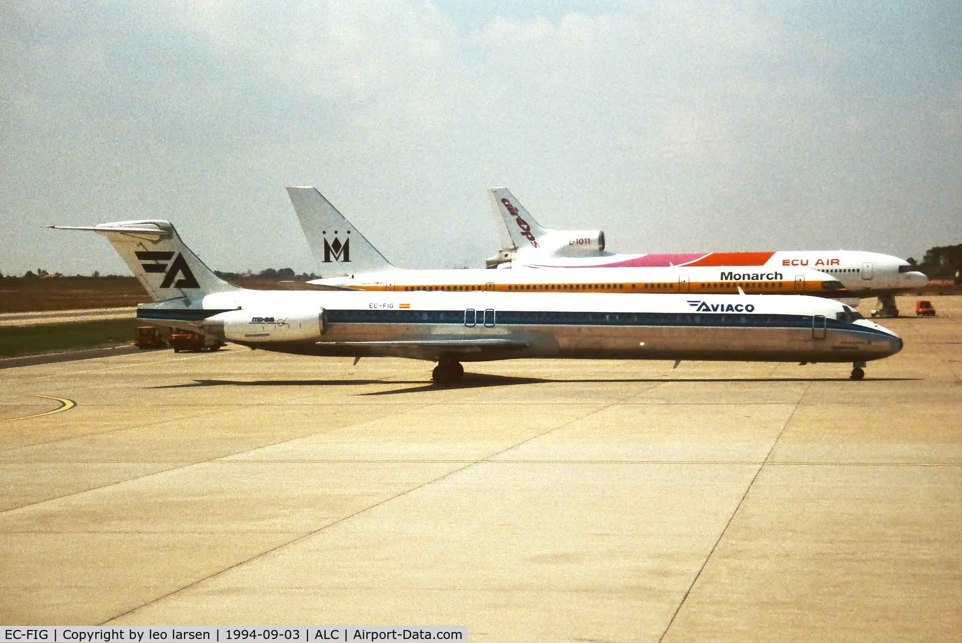 EC-FIG, 1991 McDonnell Douglas MD-88 C/N 53195, Alicante 3.9.1994
