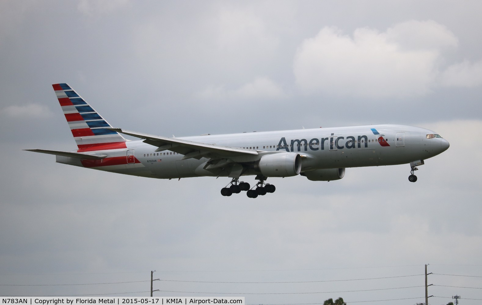 N783AN, 2000 Boeing 777-223 C/N 30004, American