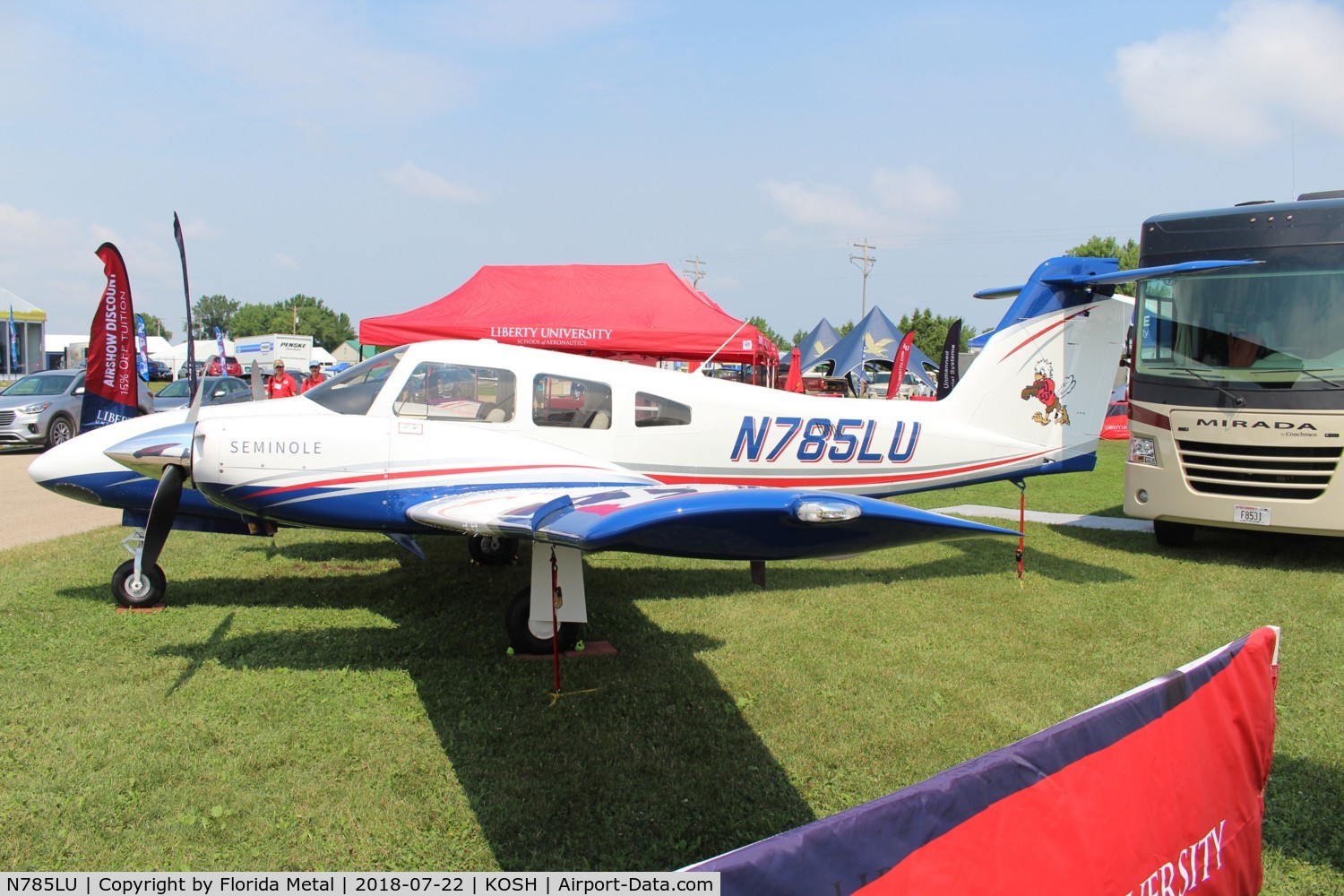 N785LU, 2018 Piper PA-44-180 Seminole Seminole C/N 44-96433, PA-44