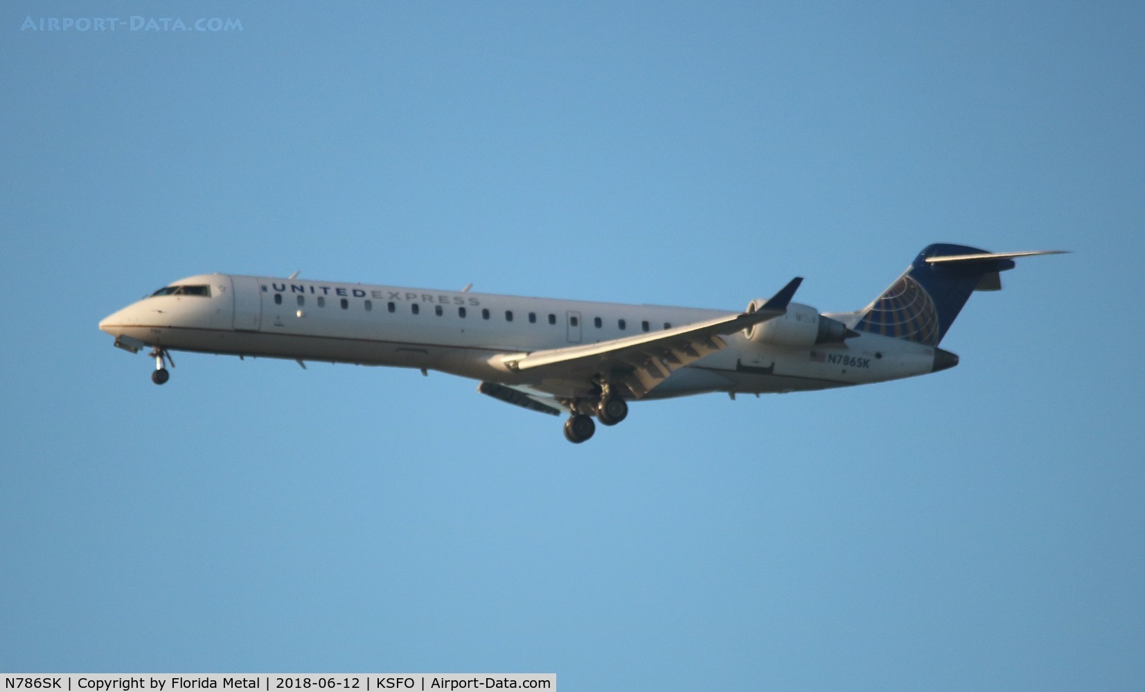 N786SK, 2009 Bombardier CRJ-700 (CL-600-2C10) Regional Jet C/N 10286, United Express