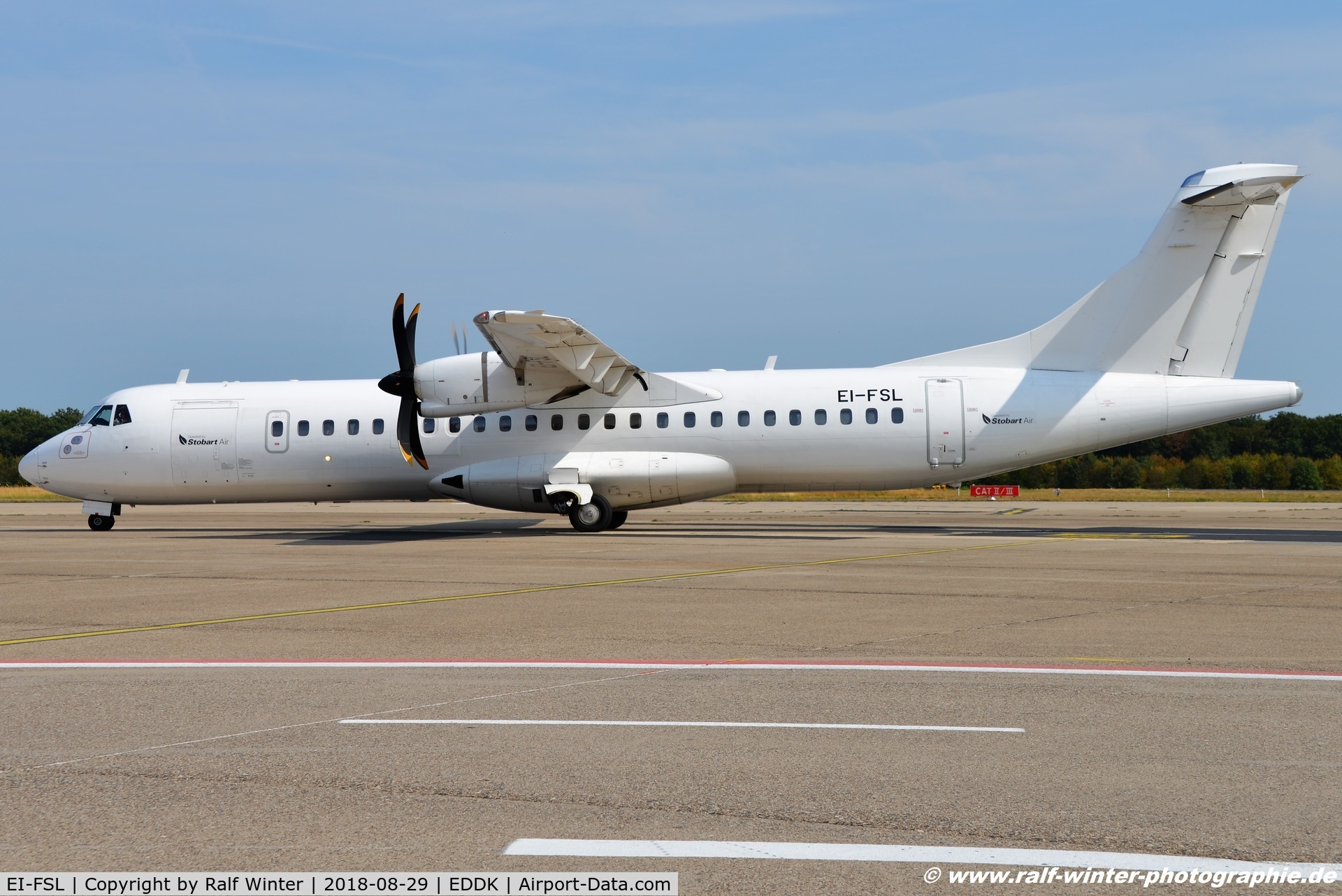 EI-FSL, 2016 ATR 72-212A C/N 1339, ATR 72-212A 600 - STK Stobart Air - 1339 - EI-FSL - 29.08.2018 - CGN