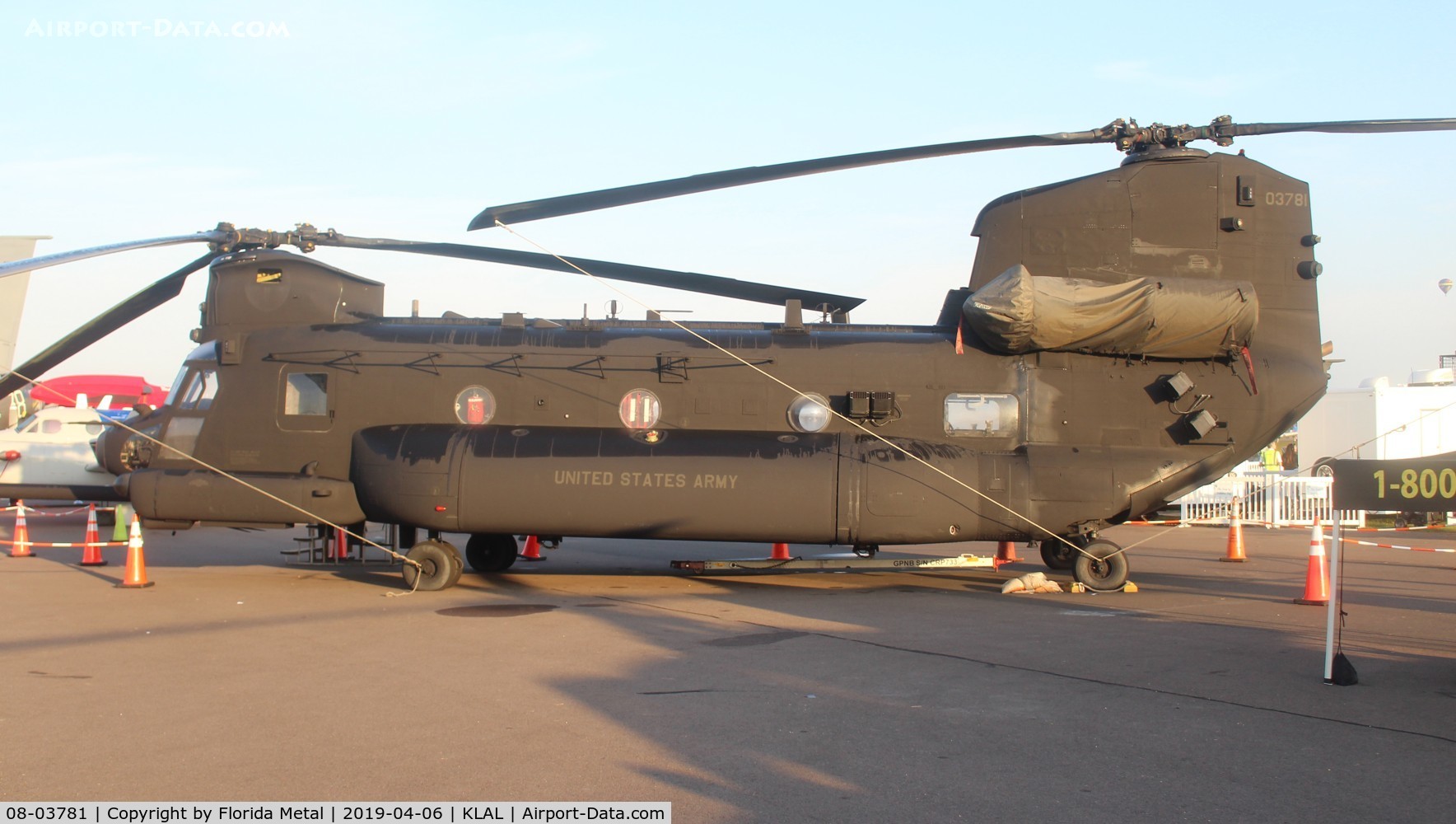 08-03781, 1992 Boeing MH-47G Chinook C/N M3781, MH-47G