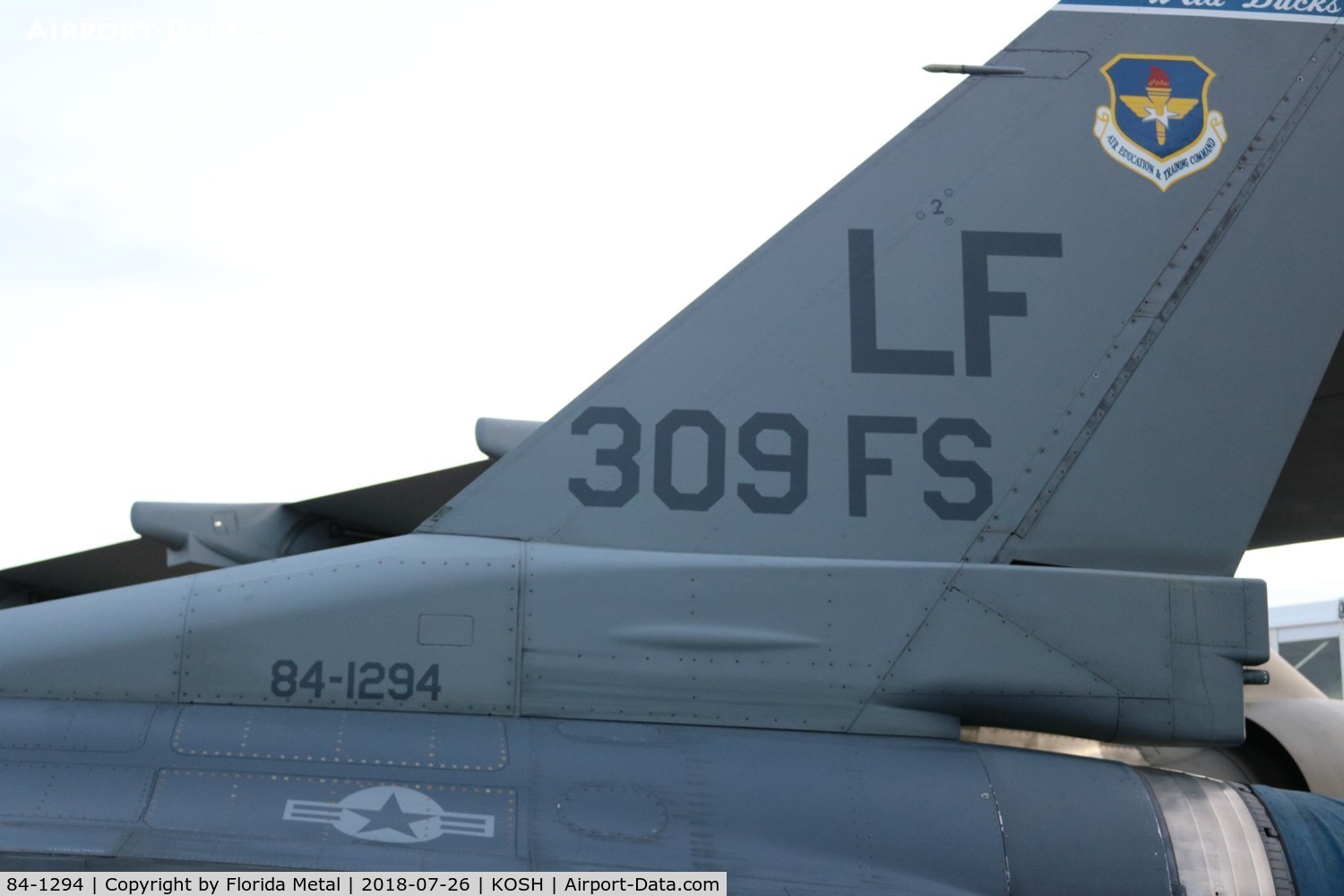 84-1294, 1984 General Dynamics F-16C Fighting Falcon C/N SC-131, Air Venture 2018
