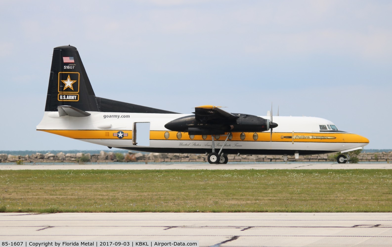 85-1607, 1983 Fokker C-31A (F27-400M) Troopship C/N 10653, Cleveland Airshow 2017