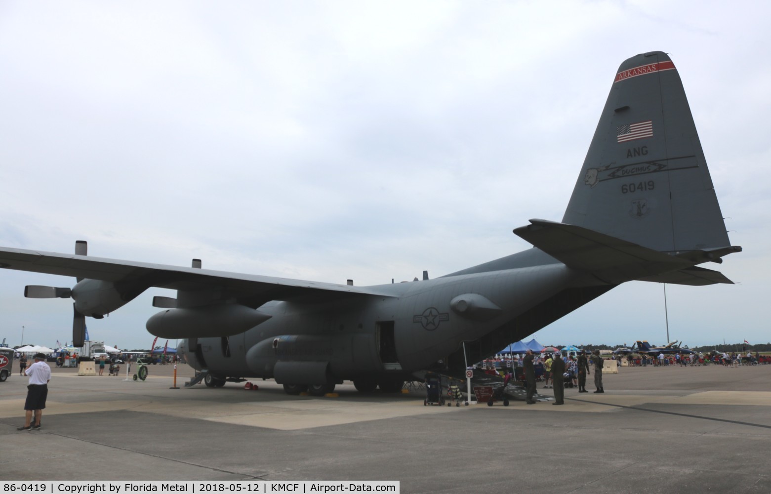 86-0419, 1986 Lockheed C-130H Hercules C/N 382-5113, MacDill Airfest 2018