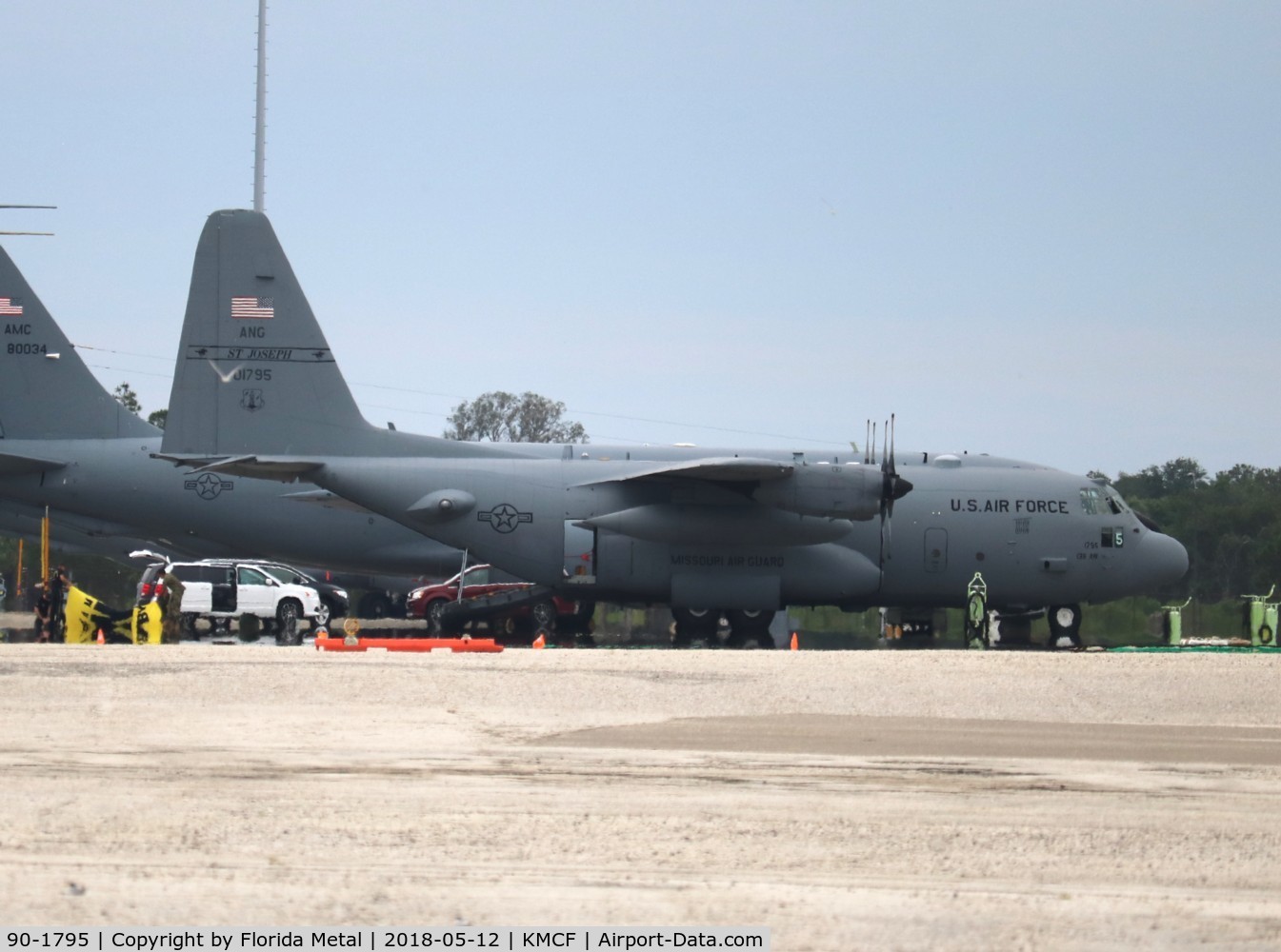 90-1795, 1990 Lockheed C-130H Hercules C/N 382-5248, MacDill Airfest 2018