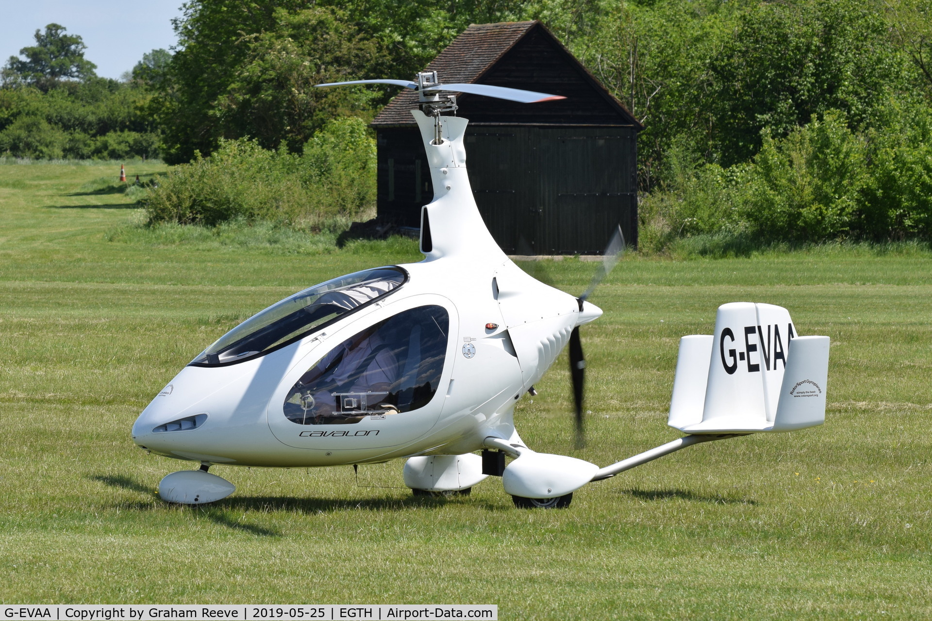 G-EVAA, 2015 RotorSport UK Cavalon C/N RSUK/CVLN/014, Just landed at Old Warden.