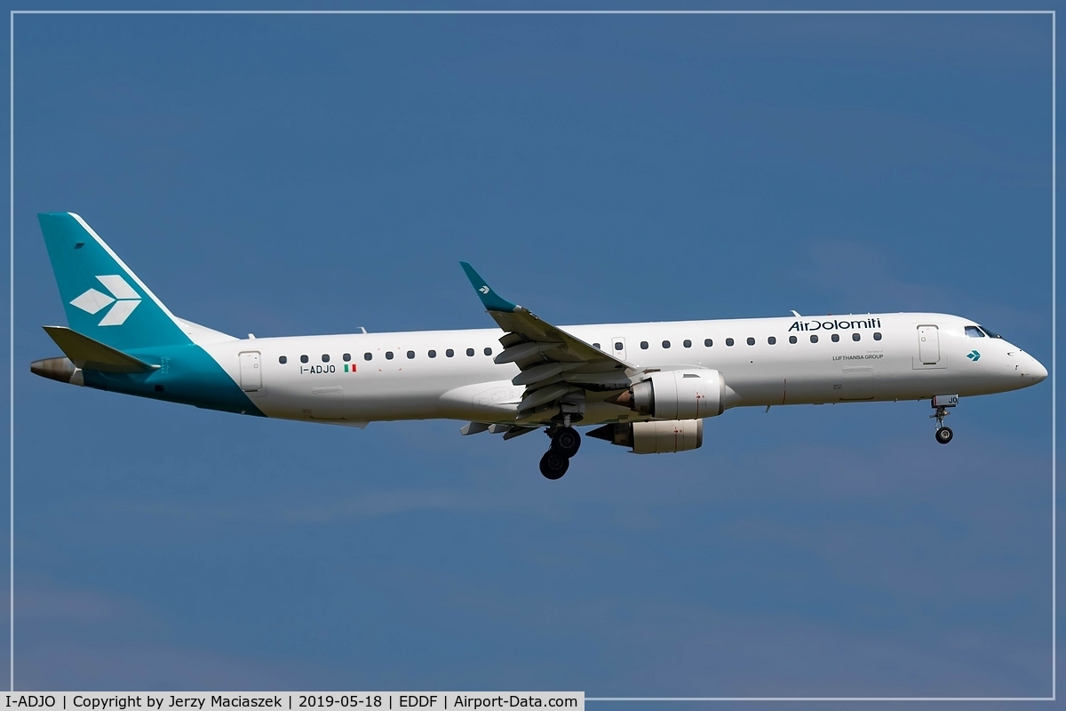 I-ADJO, 2009 Embraer 195LR (ERJ-190-200LR) C/N 19000280, Embraer 195LR (ERJ-190-200LR)