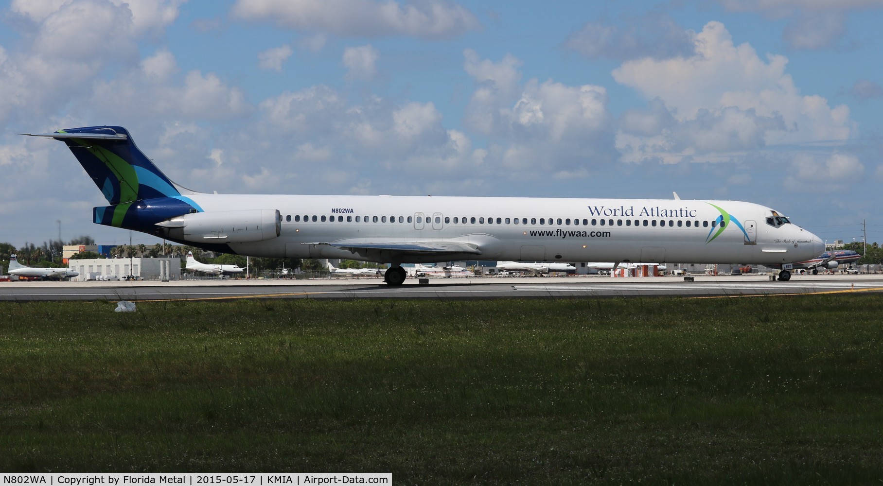 N802WA, 1990 McDonnell Douglas MD-83 (DC-9-83) C/N 53052, World Atlantic