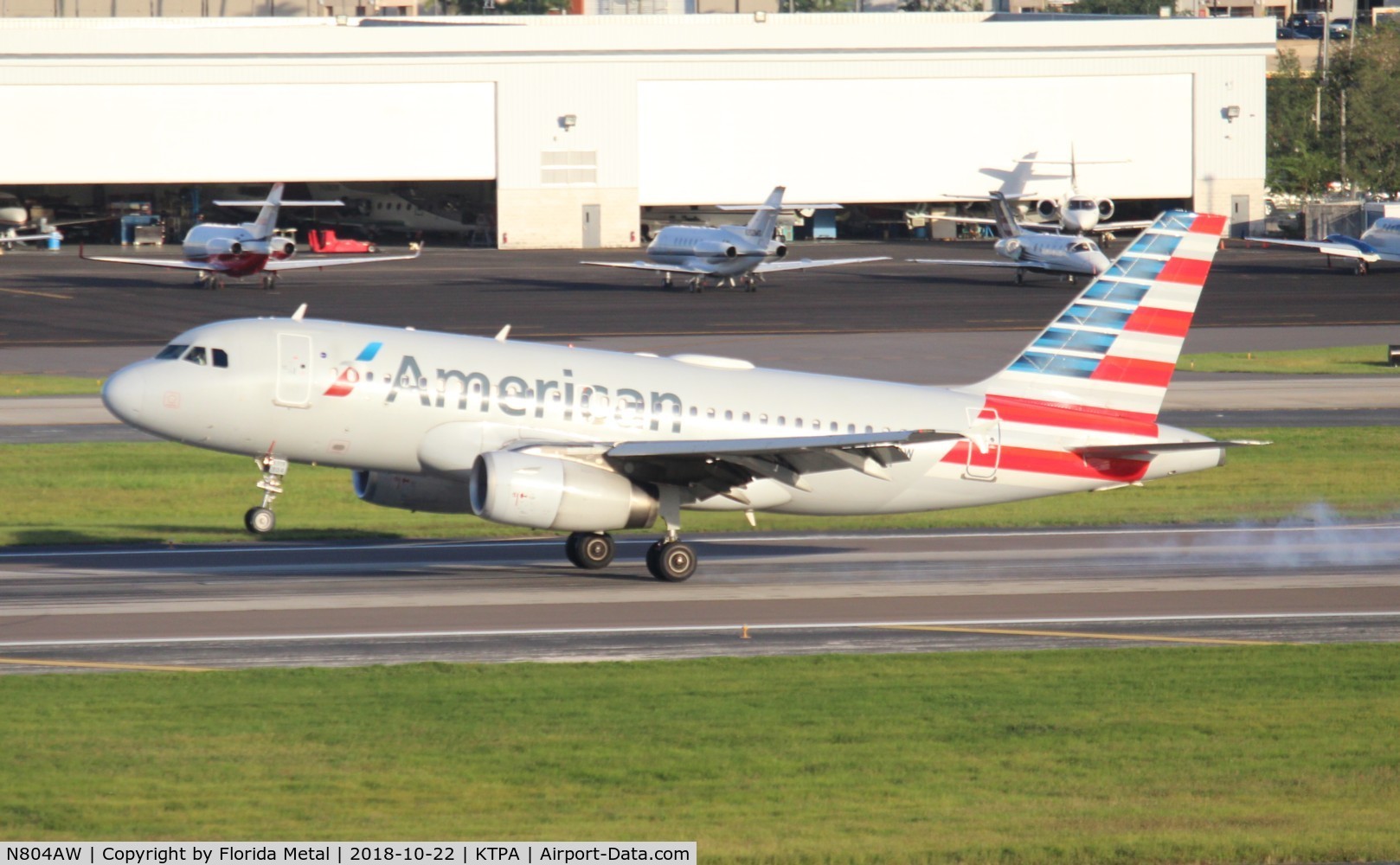 N804AW, 1999 Airbus A319-132 C/N 1043, American