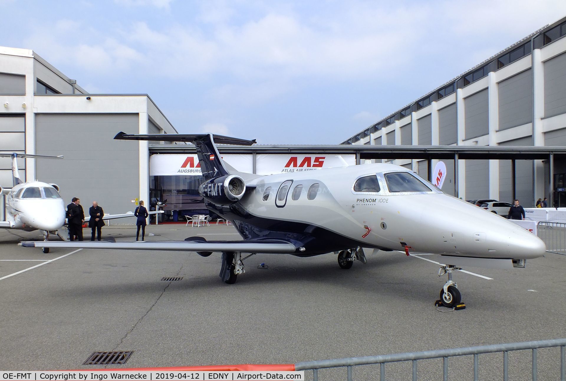OE-FMT, 2015 Embraer EMB-500 Phenom 100 C/N 50000348, EMBRAER EMB-500 Phenom 100E at the AERO 2019, Friedrichshafen