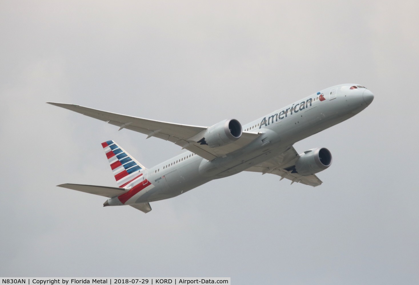 N830AN, 2017 Boeing 787-9 Dreamliner Dreamliner C/N 40650, American