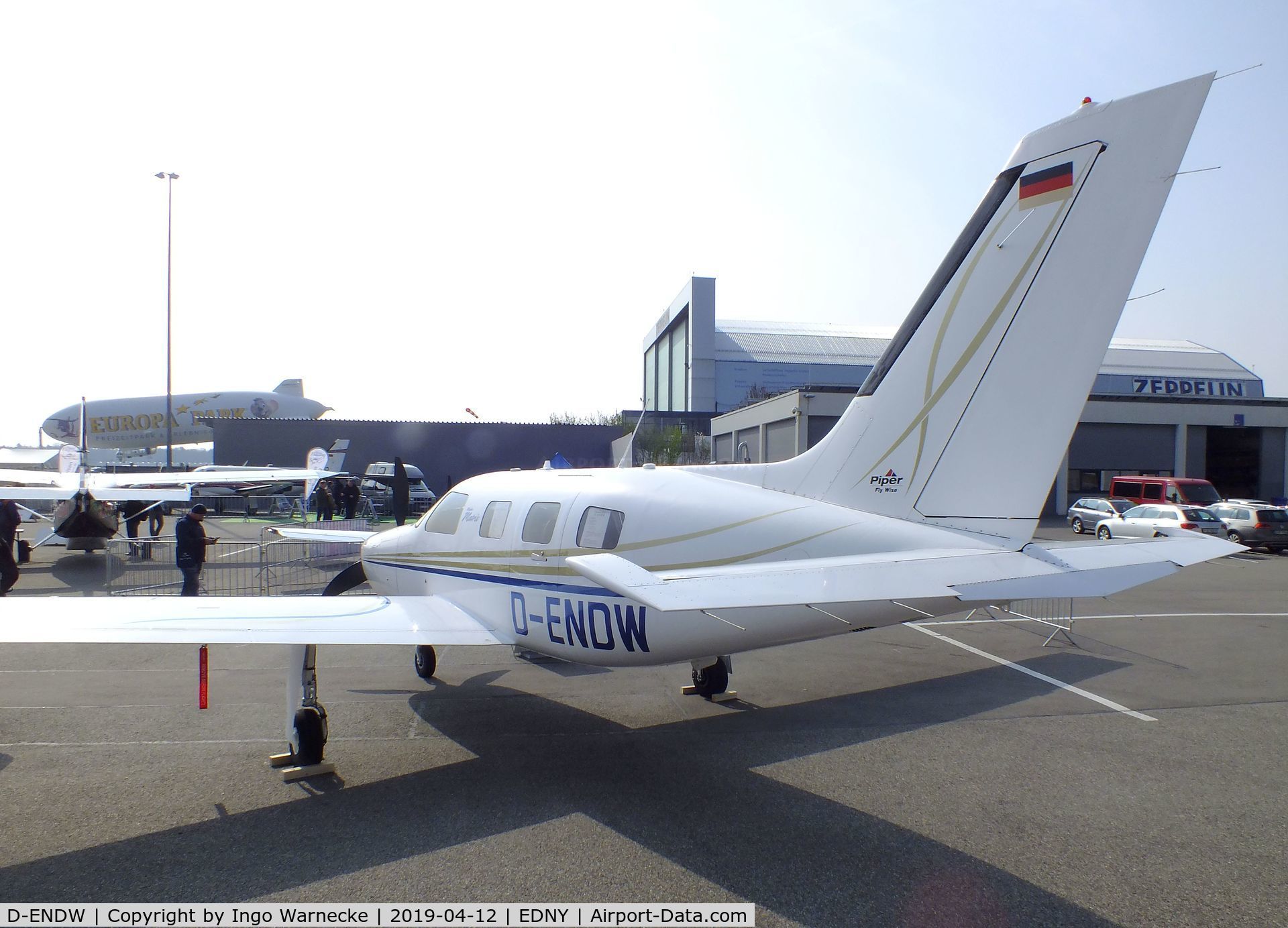 D-ENDW, Piper PA-46R-350T Malibu Matrix C/N 4692125, Piper PA-46R-350T Malibu Matrix at the AERO 2019, Friedrichshafen