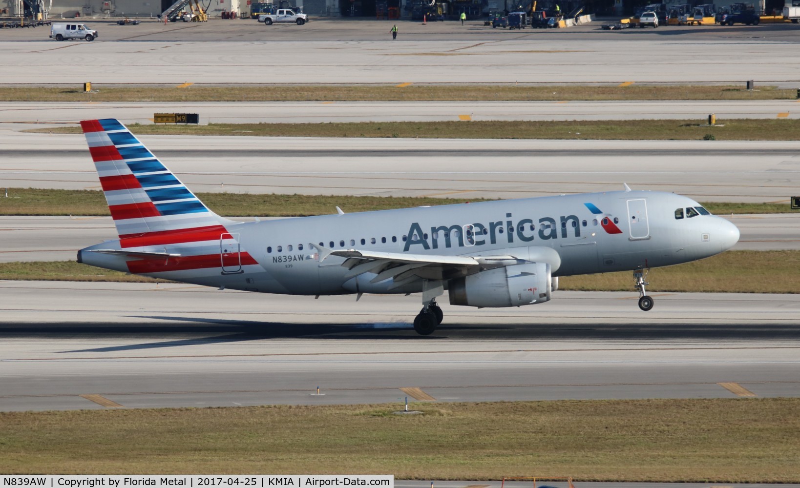 N839AW, 2006 Airbus A319-132 C/N 2669, American