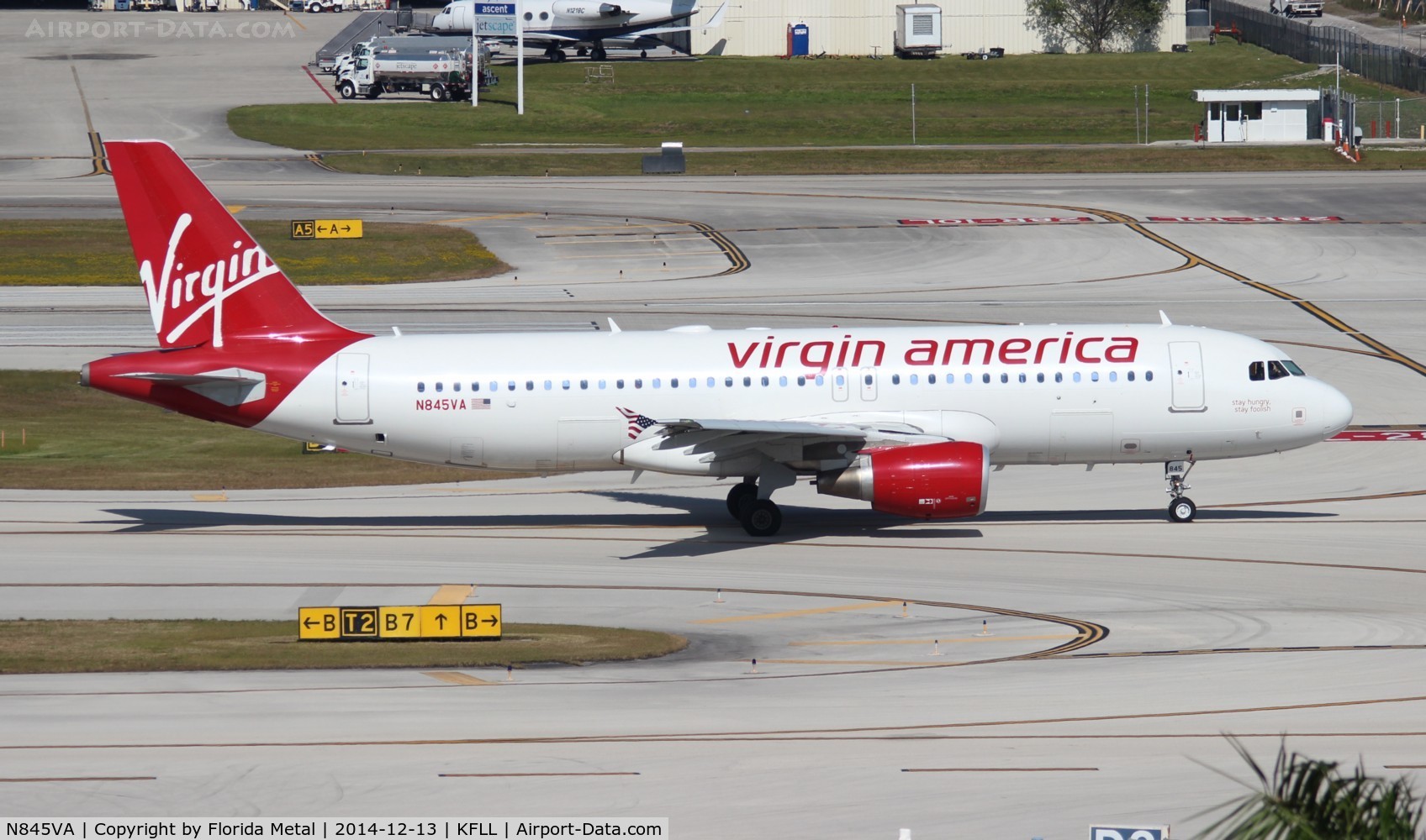 N845VA, 2011 Airbus A320-214 C/N 4867, Virgin America