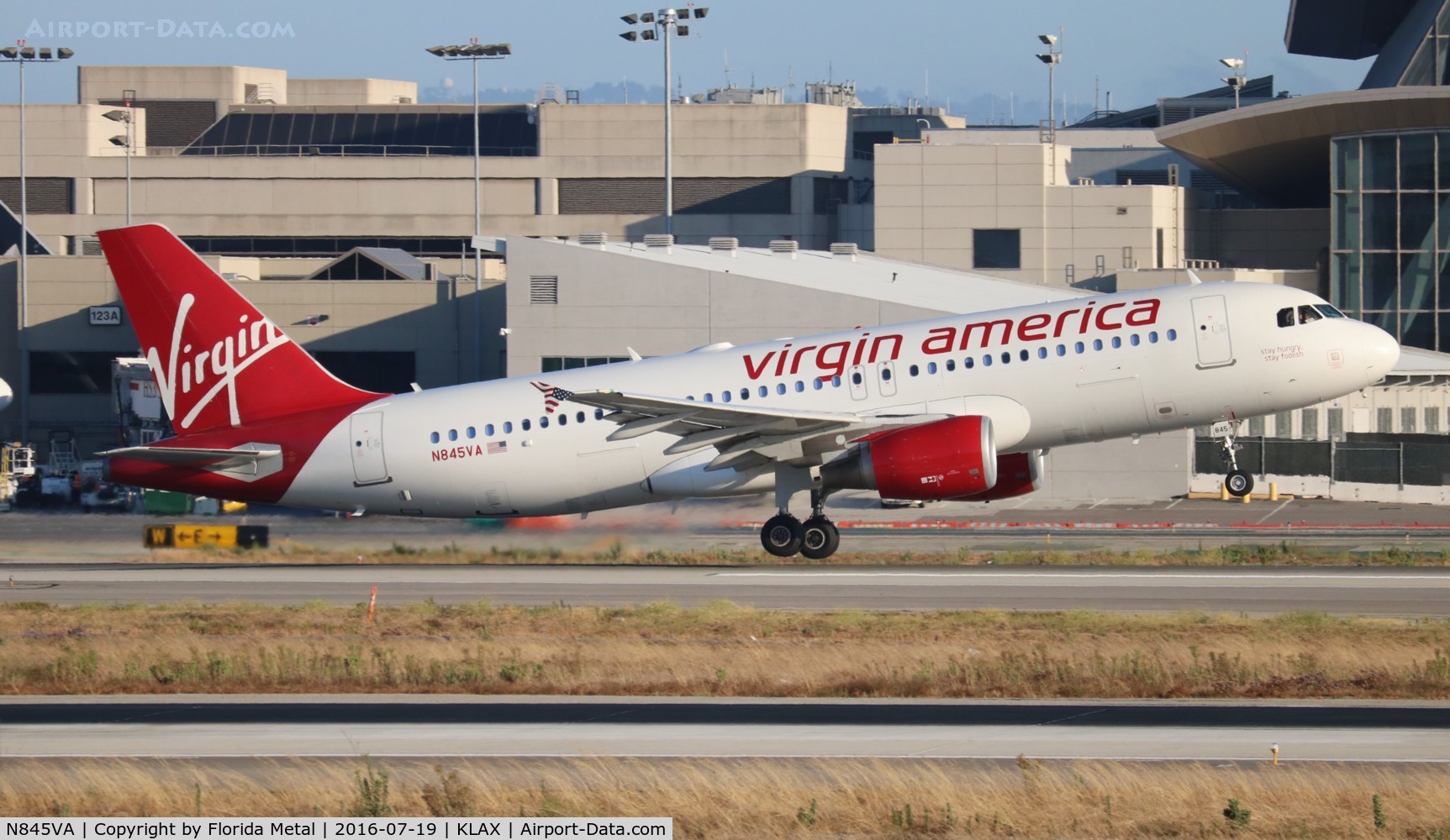 N845VA, 2011 Airbus A320-214 C/N 4867, Virgin America