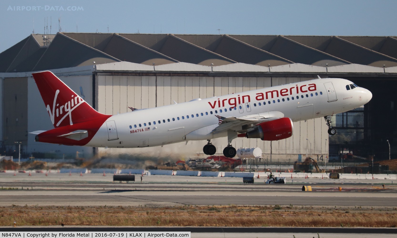 N847VA, 2011 Airbus A320-214 C/N 4948, Virgin America