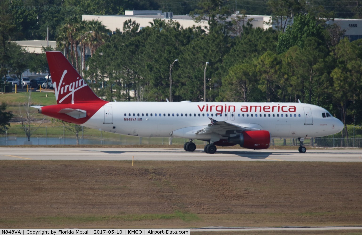 N848VA, 2011 Airbus A320-214 C/N 4959, Virgin America