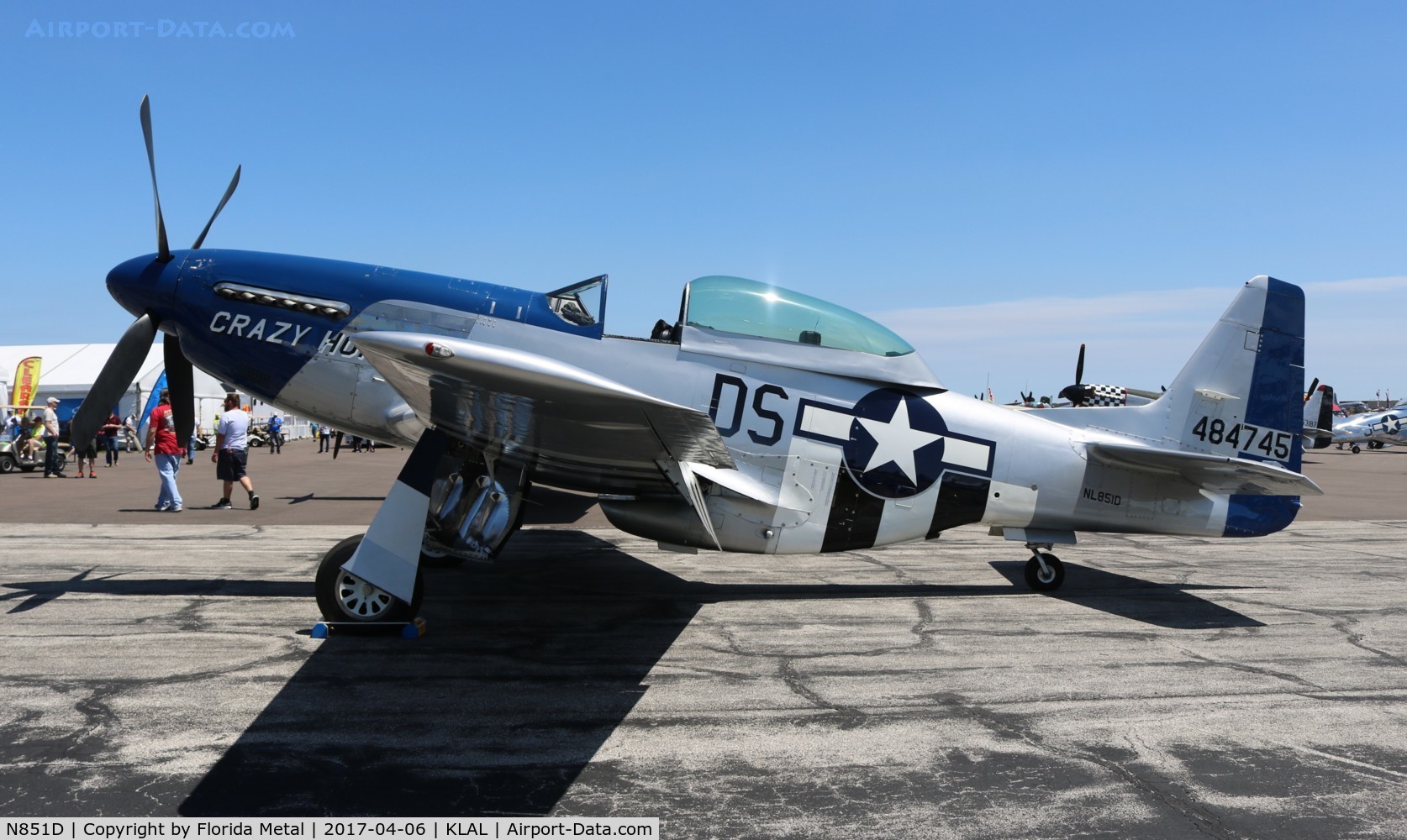 N851D, 1944 North American P-51D Mustang C/N 44-84745, Crazy Horse