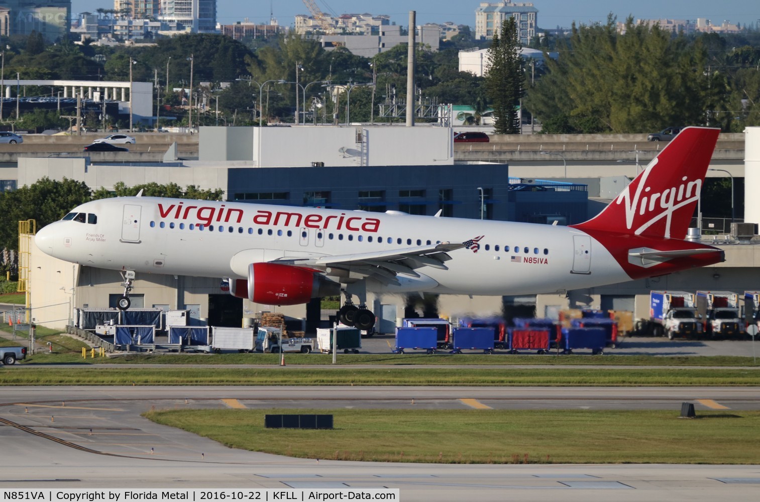 N851VA, 2012 Airbus A320-214 C/N 4999, Virgin America
