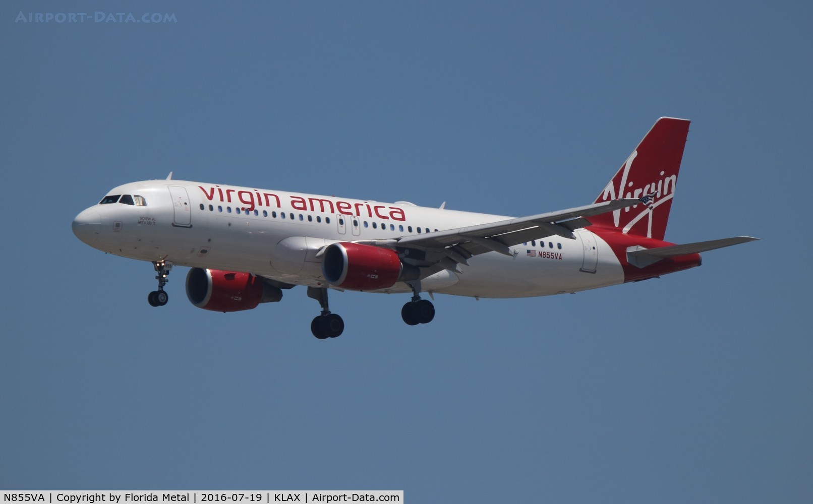 N855VA, 2012 Airbus A320-214 C/N 5179, Virgin America