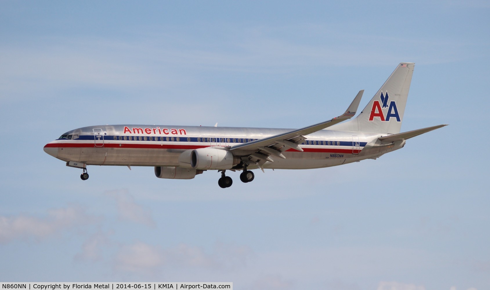 N860NN, 2010 Boeing 737-823 C/N 40583, American