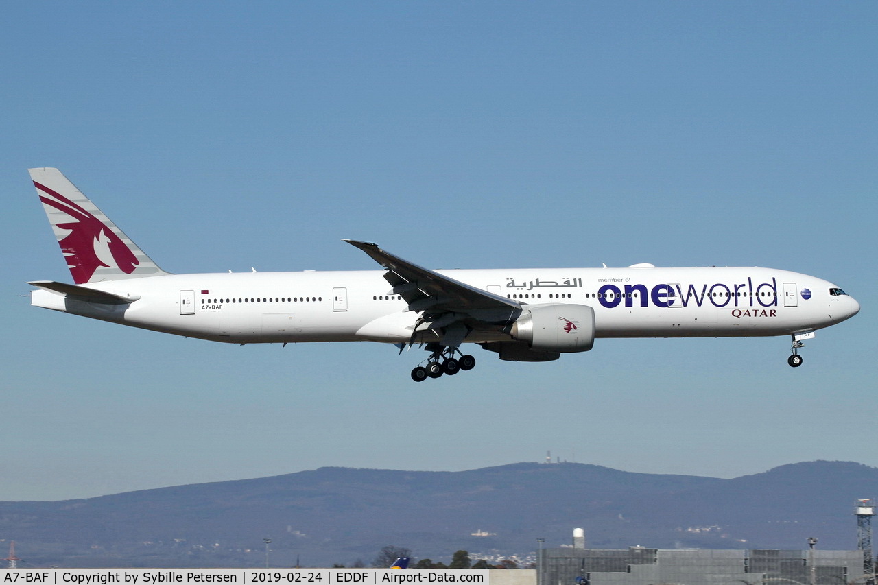 A7-BAF, 2009 Boeing 777-3DZ/ER C/N 37661, Taken at Frankfurt Intl Airport, Germany, EDDF