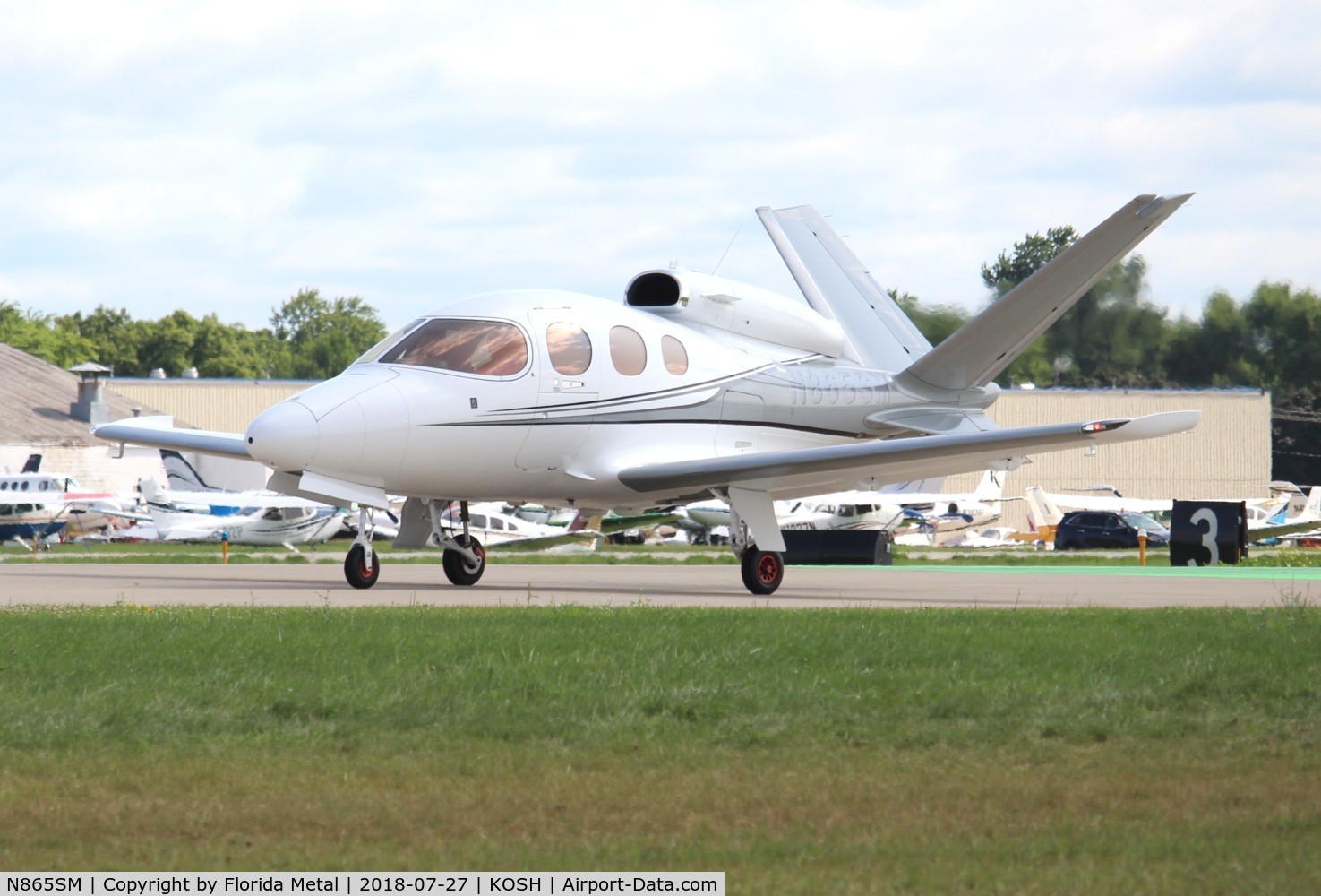 N865SM, 2018 Cirrus SF50 Vision C/N 0044, Cirrus SF50